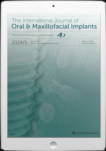 [1942-4434] The International Journal of Oral & Maxillofacial Implants (digital)
